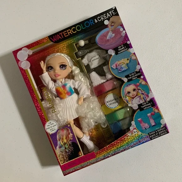 Rainbow High Watercolor & Create Doll-New - Picture 3 of 12